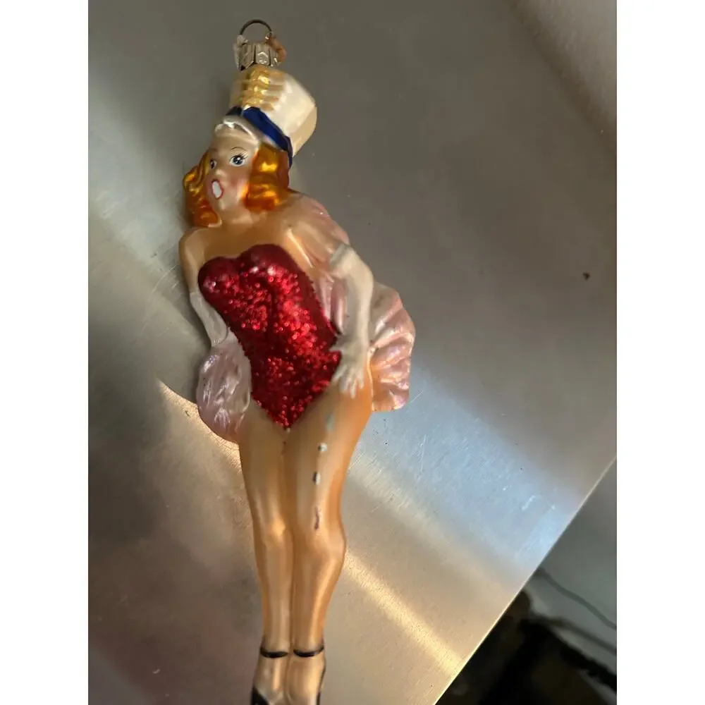Christopher Radko 2000 'GAMS GALORE' Radio City Rockette Glamour Girl Ornament